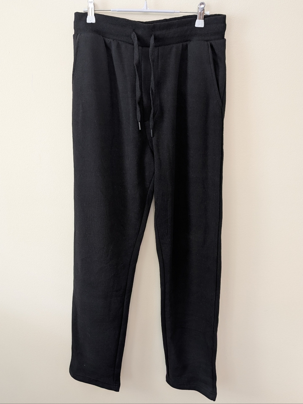 Free Planet Men's Black Jogger/Sweat/Lounger Pants Size Small Fleece Lined NWOT